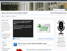 Tablet Screenshot of cvillepodcast.com